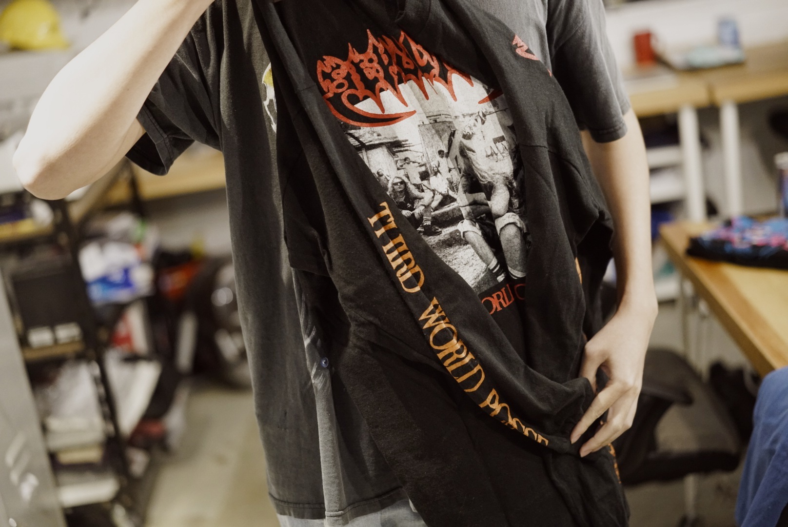 This Singaporean metalhead nurtures his love of vintage metal t-shirts