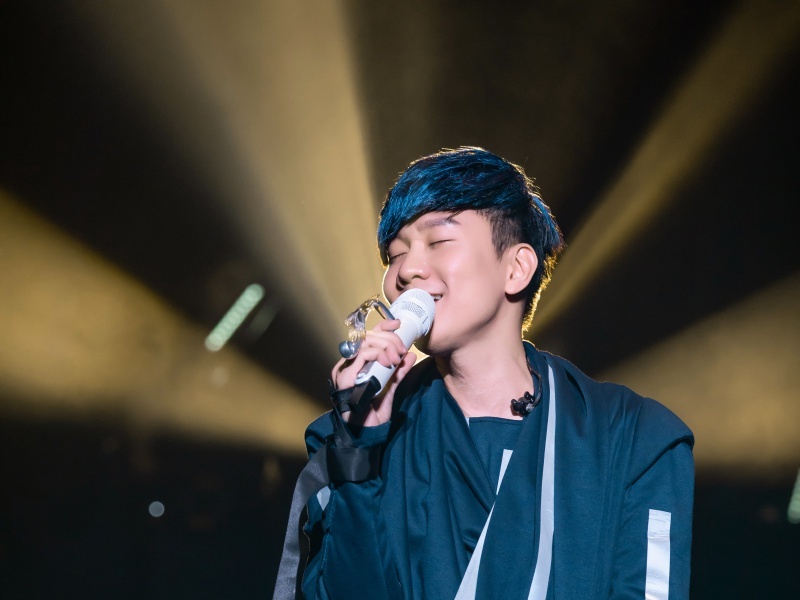 JJ Lin delivers an performance at his Sanctuary World