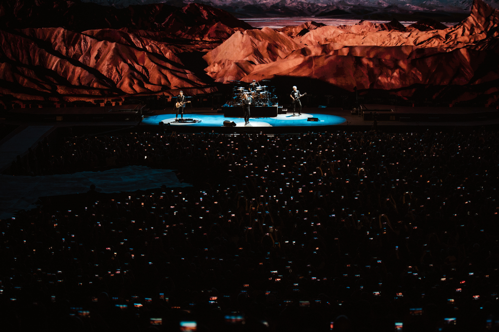 u2 live bullet the blue sky first time in years